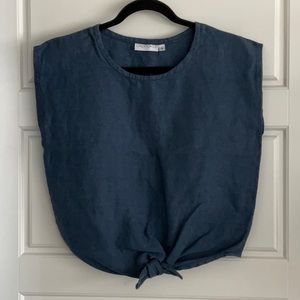 Luzon Tie Front Top by Only Child SMALL